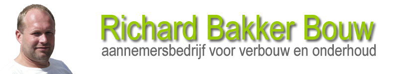 Logo van Richard Bakker Bouw, aannemersbedrijf voor verbouw- en onderhoudswerkzaamheden in Noord-Holland, gevestigd in Den Oever en Schagen